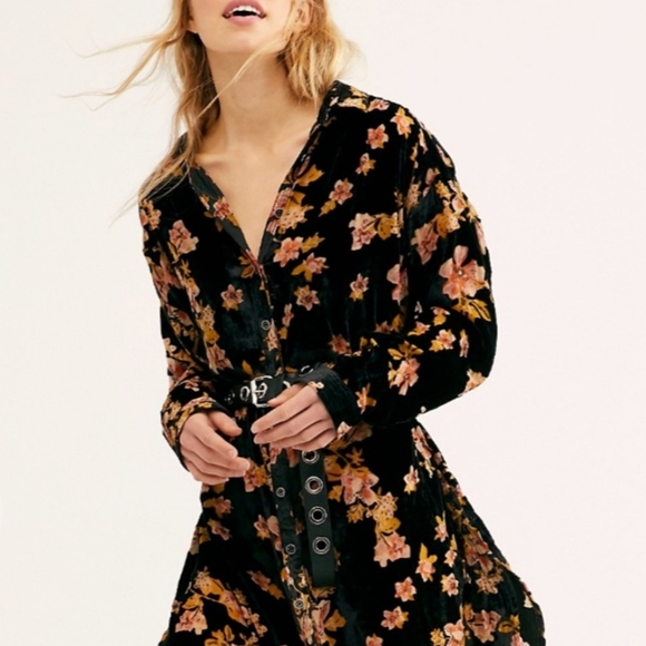 Free People Dresses & Skirts - Free People We The Free Sorrento Velvet Maxi Top Size Small